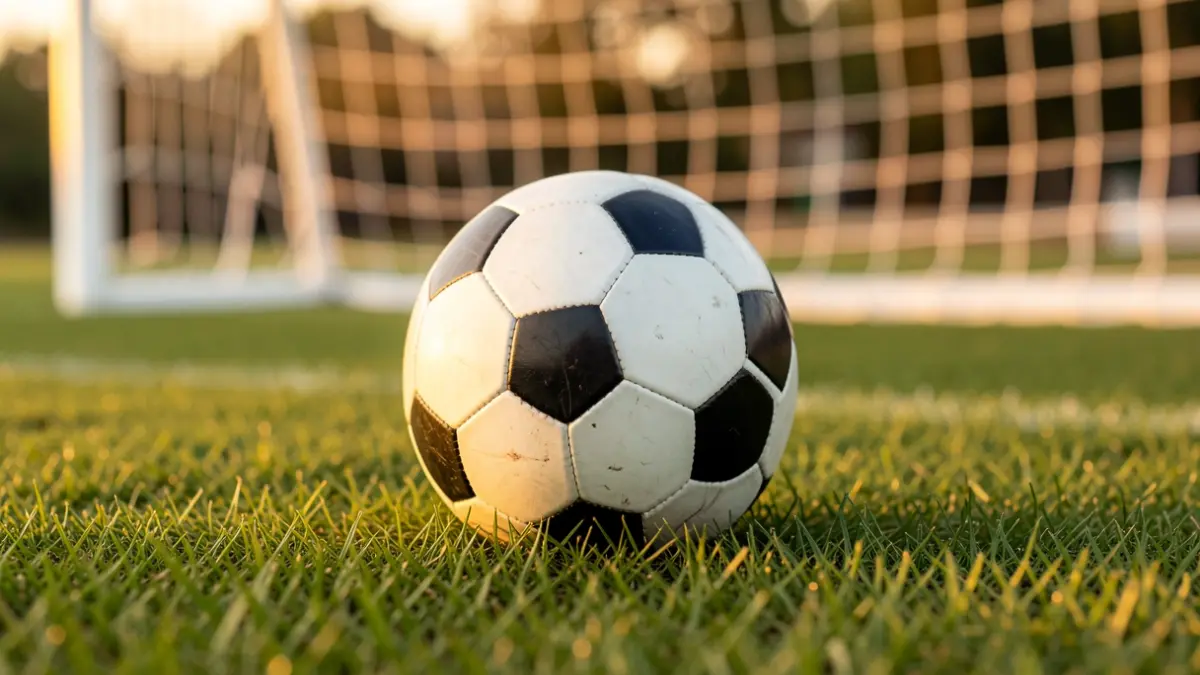 Generic image of a football on grass.