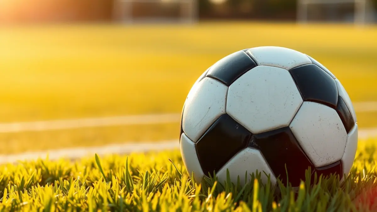 Imagen genérica de un balón de fútbol en un campo de césped, simbolizando un evento deportivo.