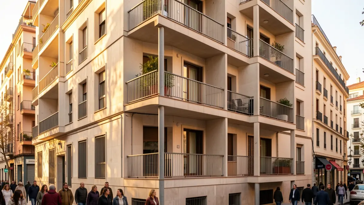 Imagen genérica de un edificio residencial en un entorno urbano.