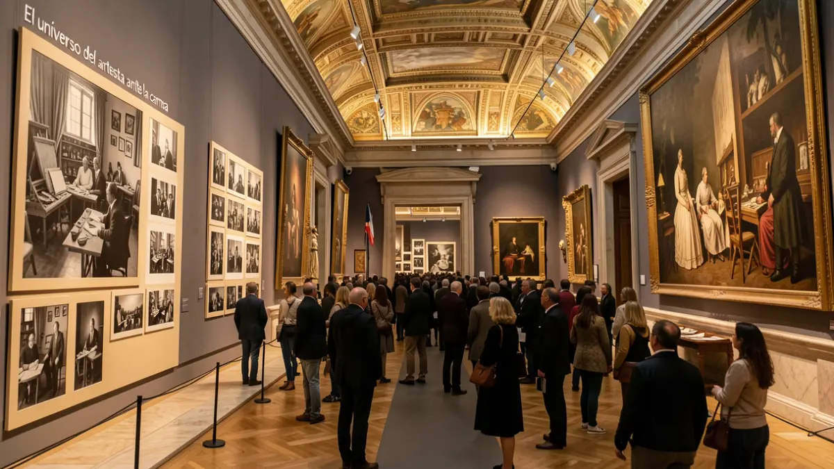 Exposición 'El universo del artista ante la cámara' en el Museo del Prado.