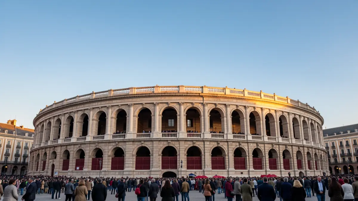 Image of the Las Ventas bullring in Madrid.