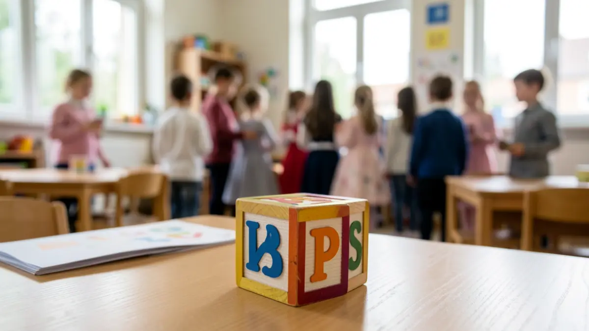 Generic image of a preschool classroom with educational materials.