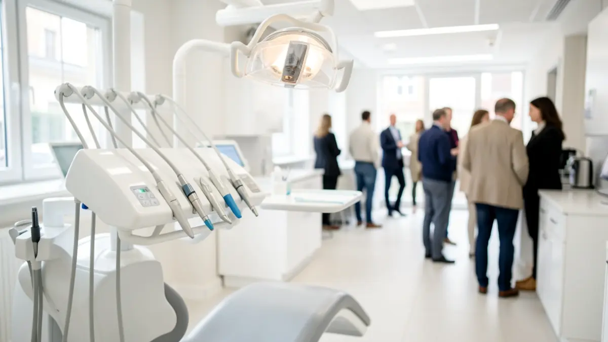 Imagen genérica de una clínica dental moderna con equipamiento profesional.