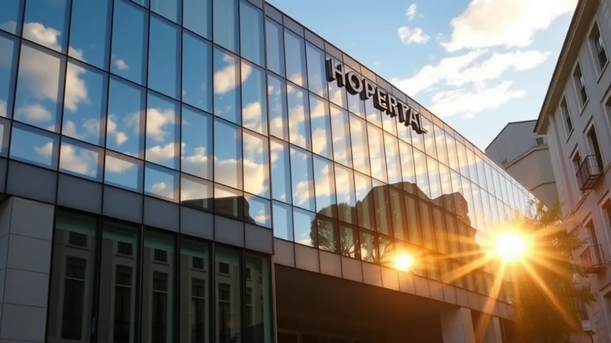 Generic image of a modern hospital facade.