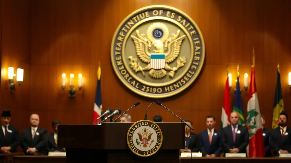 Generic image of a solemn institutional event.