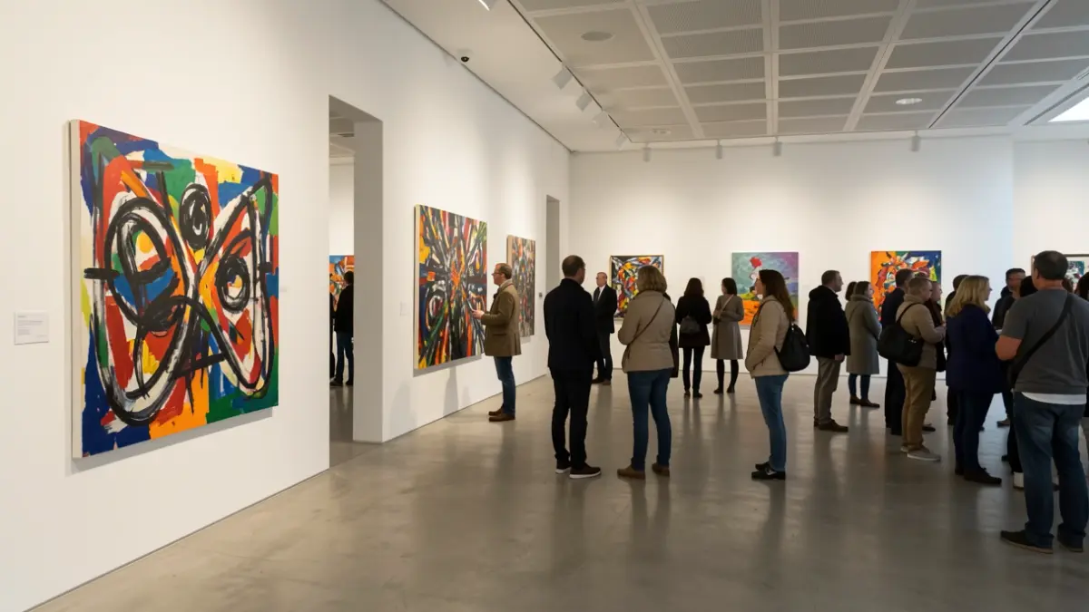 Exposición de arte contemporáneo en la Sala de Arte Joven de Madrid.