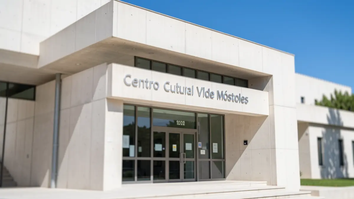 Fachada del Centro Cultural Villa de Móstoles.