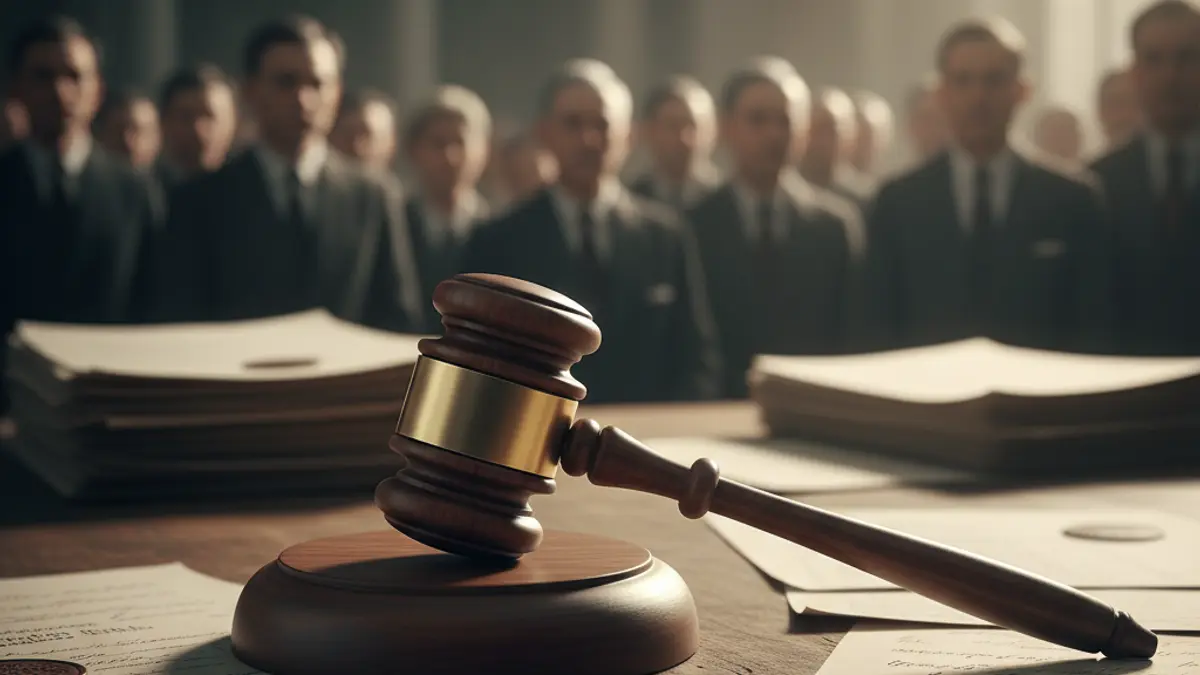 Generic image of a judge's gavel on a wooden desk, symbolizing a judicial decision.