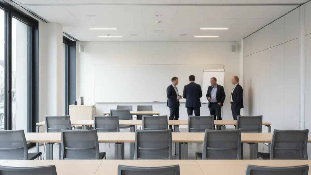 Generic image of a vocational training classroom or center.