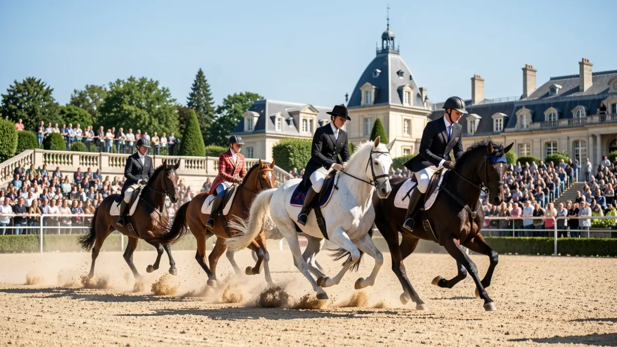 Generic image of an international equestrian competition in Madrid.
