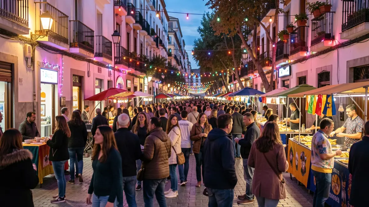 Generic image of a Latin cultural festival in Madrid.