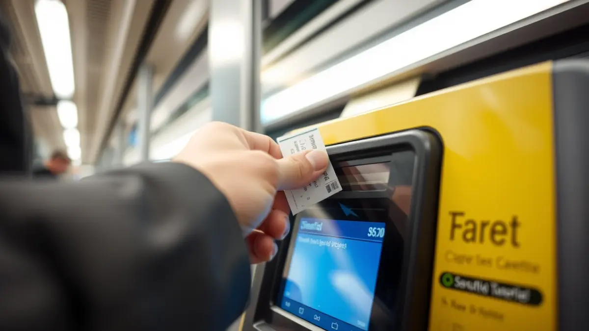 Generic image of a metro ticket machine in Madrid.