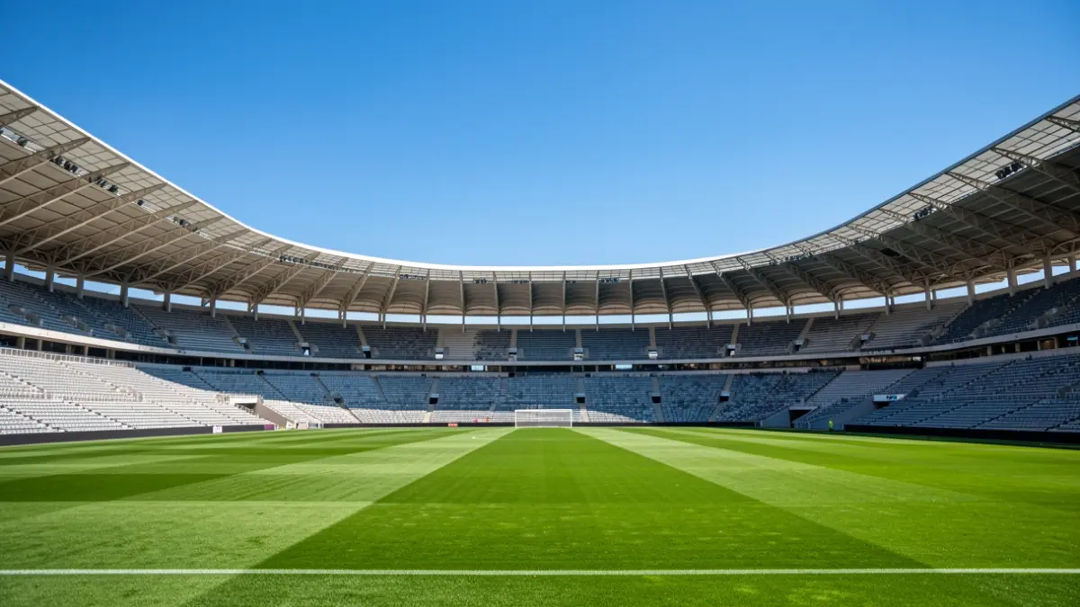 Imagen del Estadio Santiago Bernabéu en Madrid.