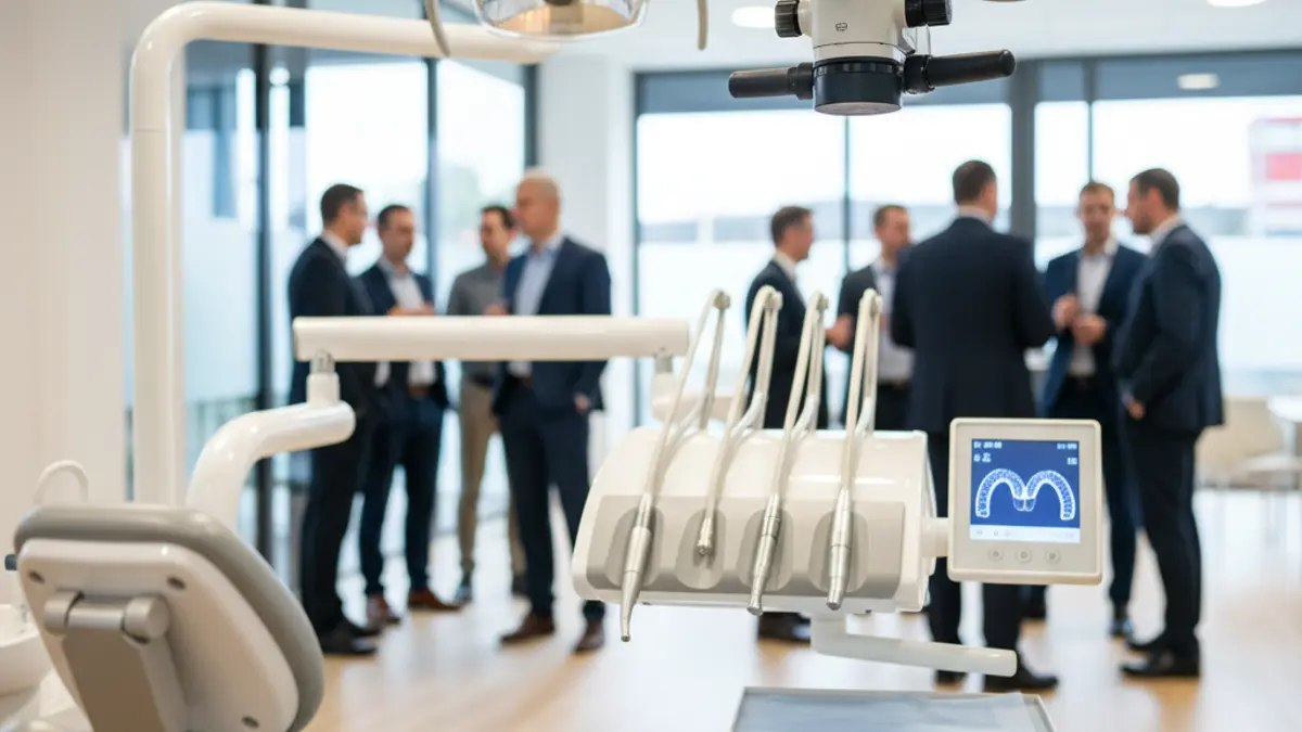 Generic image of modern dental equipment in a clinic.