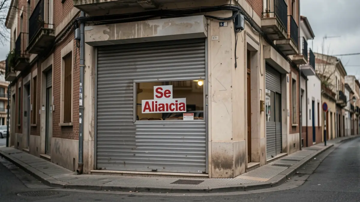 Generic image of a closed bakery with a 'For Rent' sign.