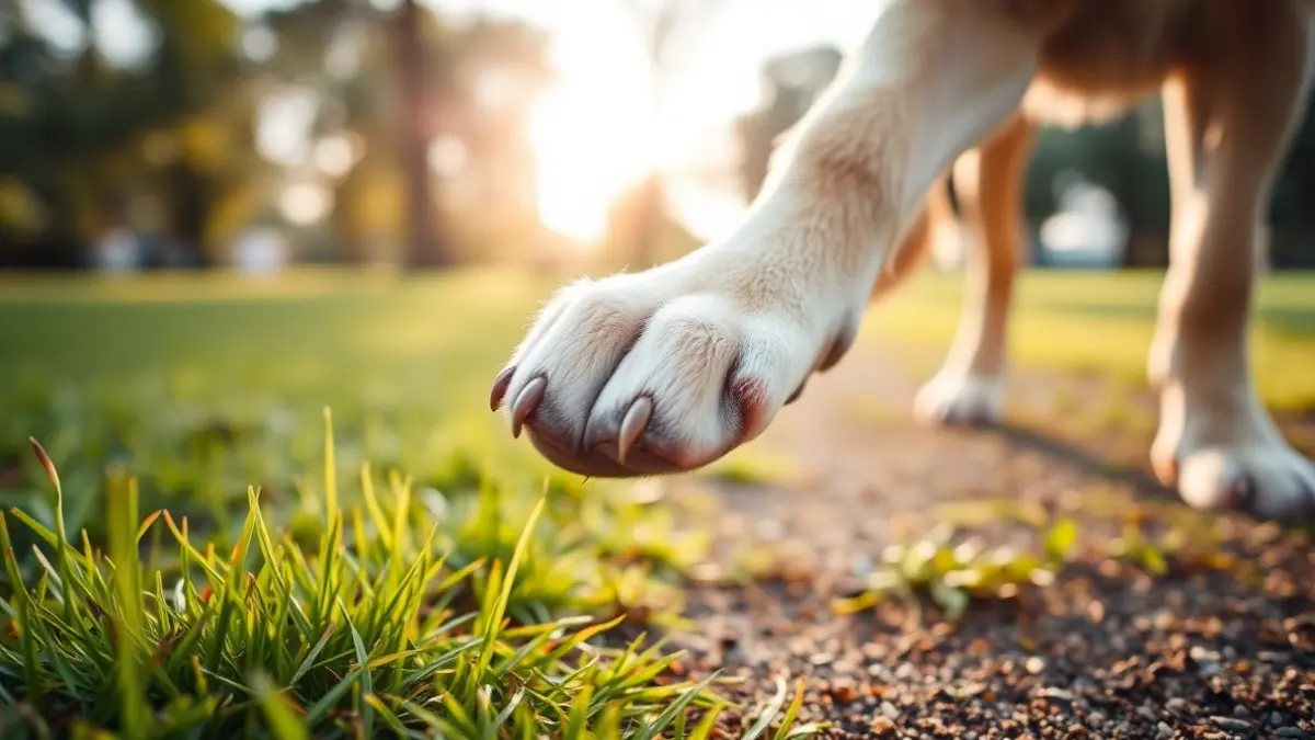 Generic image of a dog in a park, symbolizing canine areas.