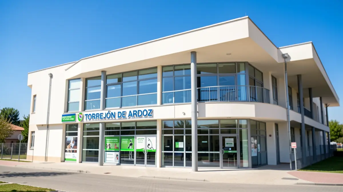 Facade of the TAFADMadrid center in Torrejón de Ardoz.