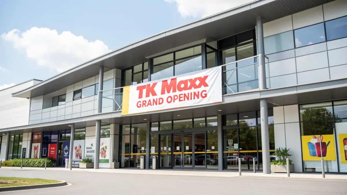 Imagen genérica de la entrada de una tienda TK Maxx en un centro comercial.