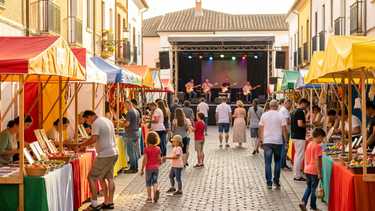 Generic image of a local fair with cultural and family activities in Tres Cantos.