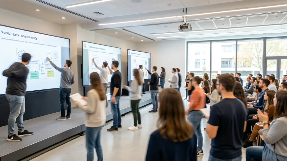 Imagen genérica de un evento de emprendimiento juvenil en Madrid.