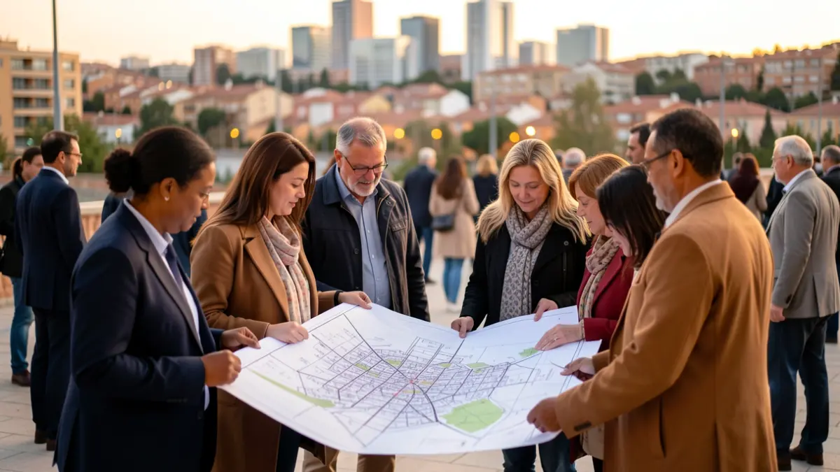 Generic image of citizens participating in a consultation about the future of Alcorcón.