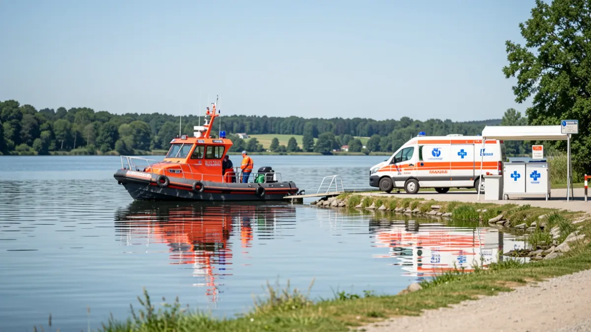 SUMMA 112 aquatic rescue and health assistance device at the San Juan Reservoir.