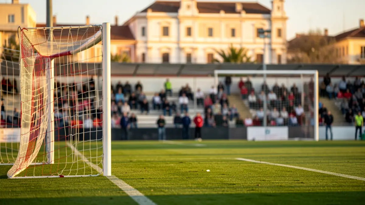 Imagen genérica de un campo de fútbol en la Comunidad de Madrid.