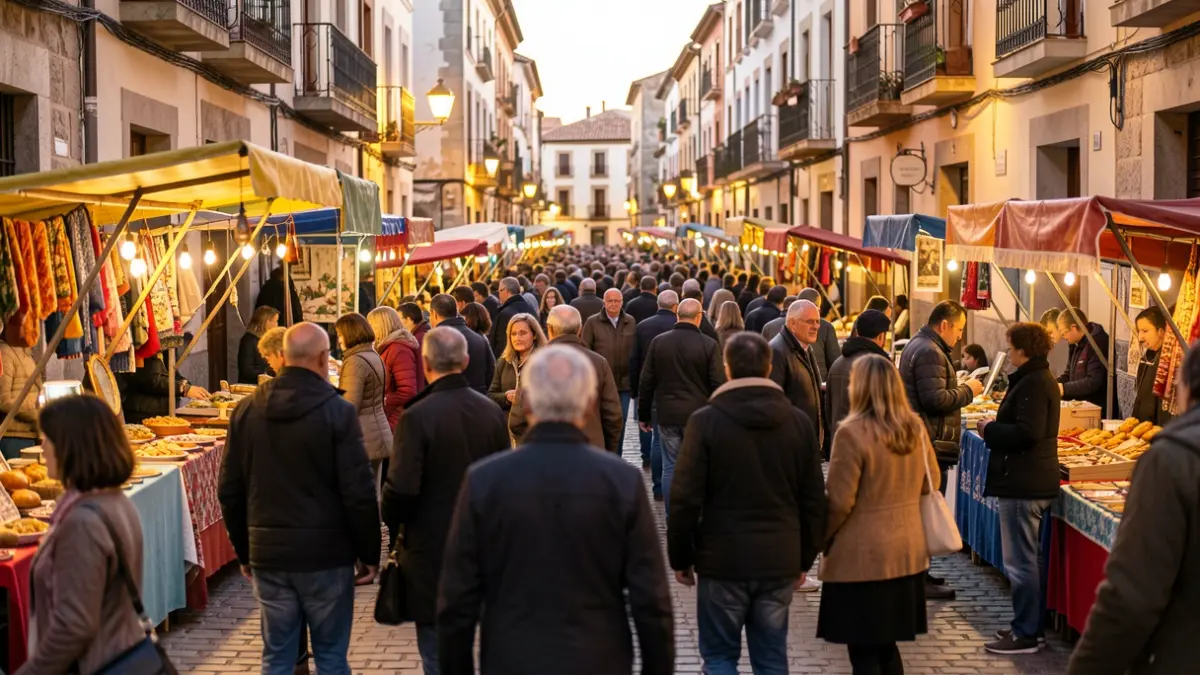 Generic image of a festival stall during patron saint festivities.