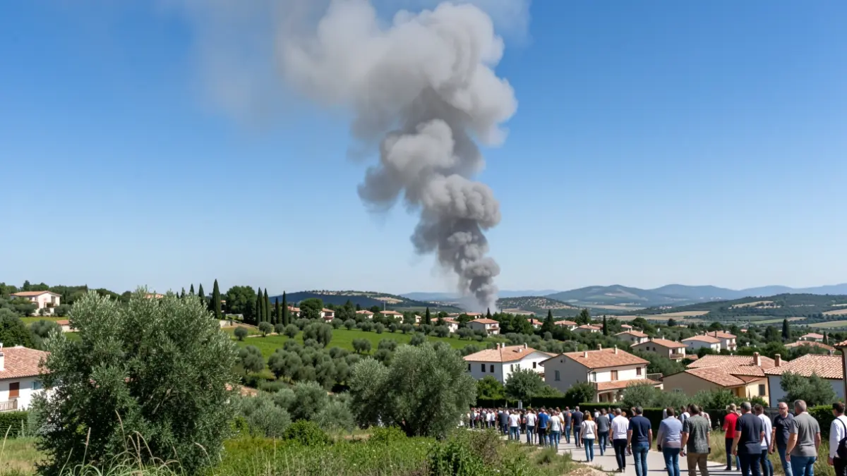 Imagen genérica de humo de un incendio en una zona natural.