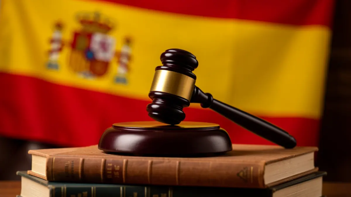 Generic image of a judge's gavel on law books.