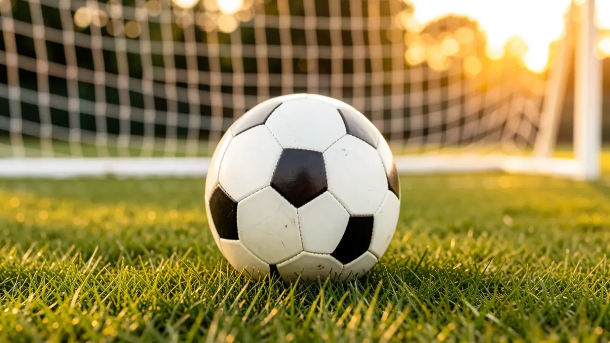 Imagen genérica de un balón de fútbol sobre el césped de un estadio.