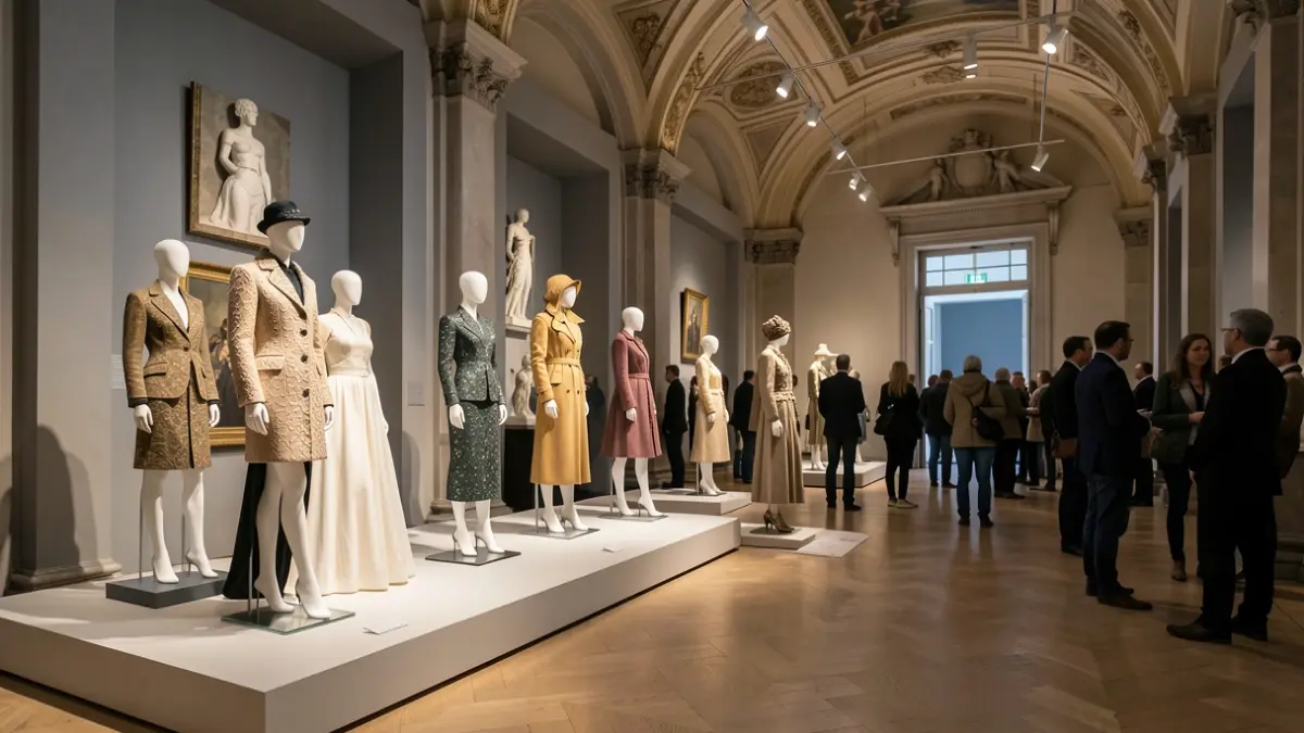 Emerging fashion exhibition at the Museo del Traje in Madrid.