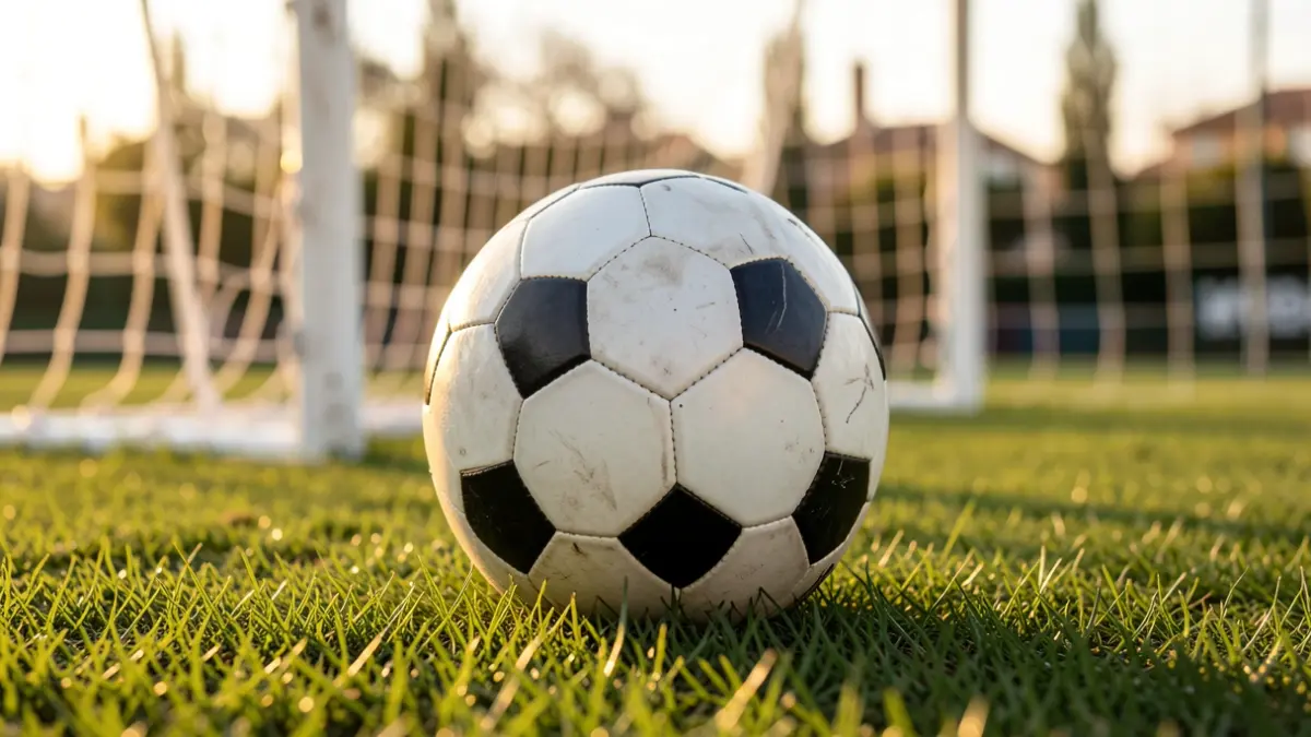 Imagen genérica de un balón de fútbol sobre césped.