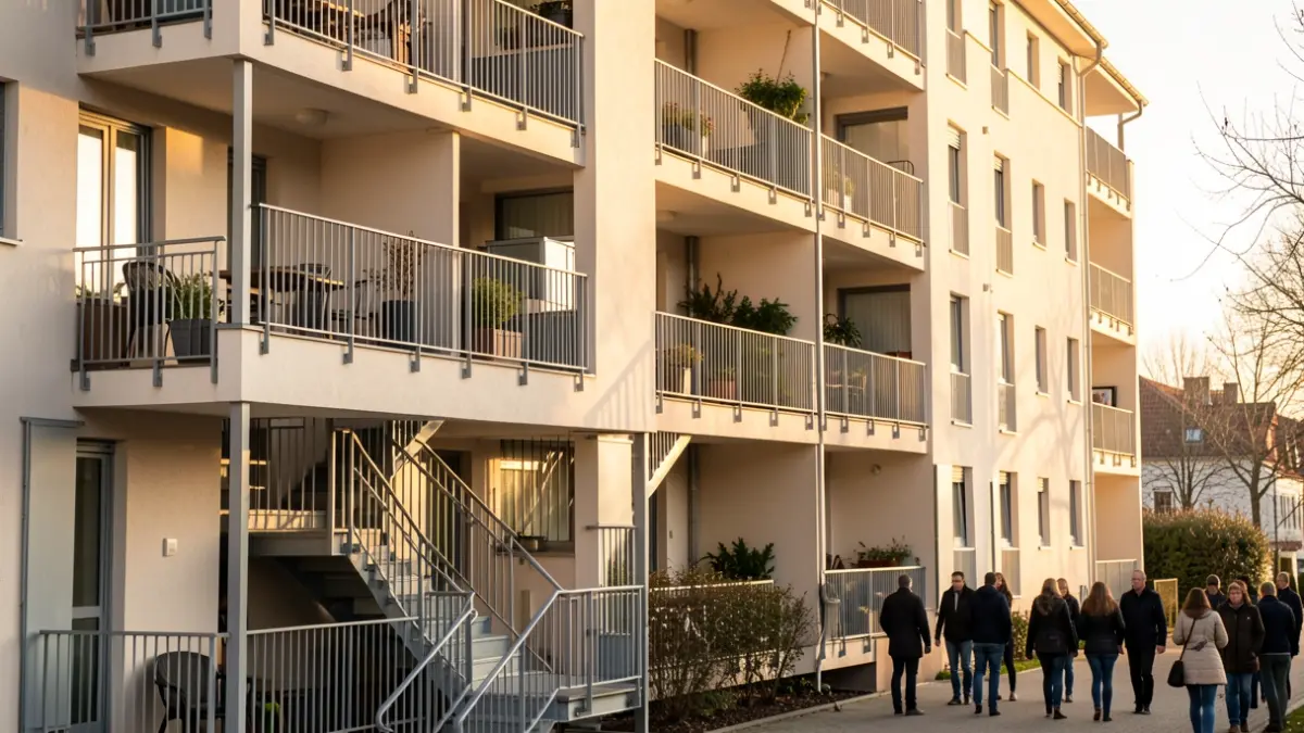 Image of a residential building with accessibility features.