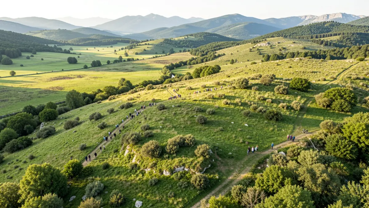 Generic image of a natural environment in the Madrid mountains.