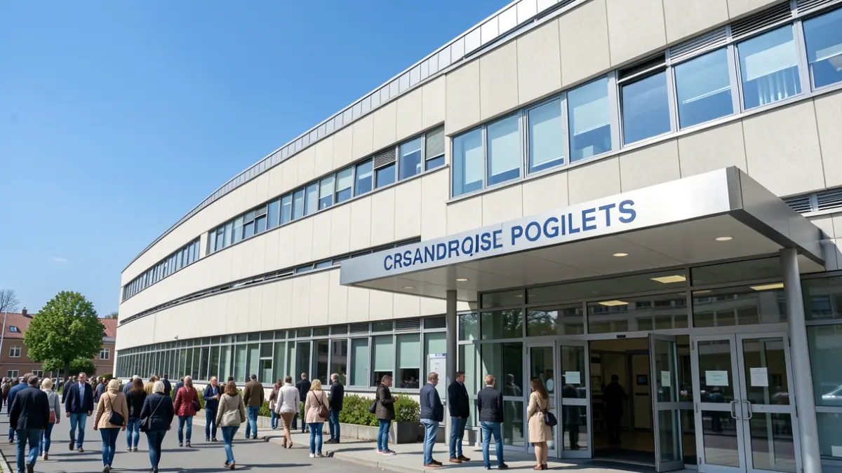 Generic image of a hospital exterior.