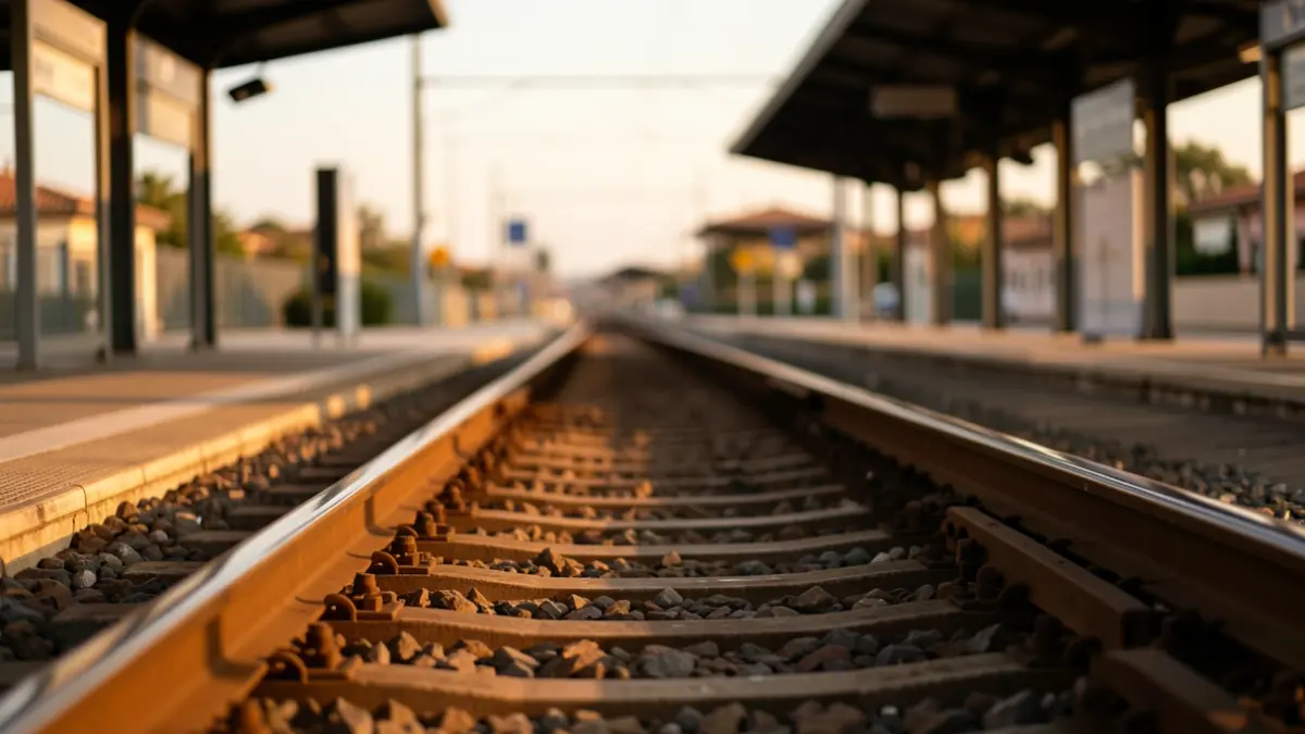 Generic image of train tracks in the Community of Madrid.
