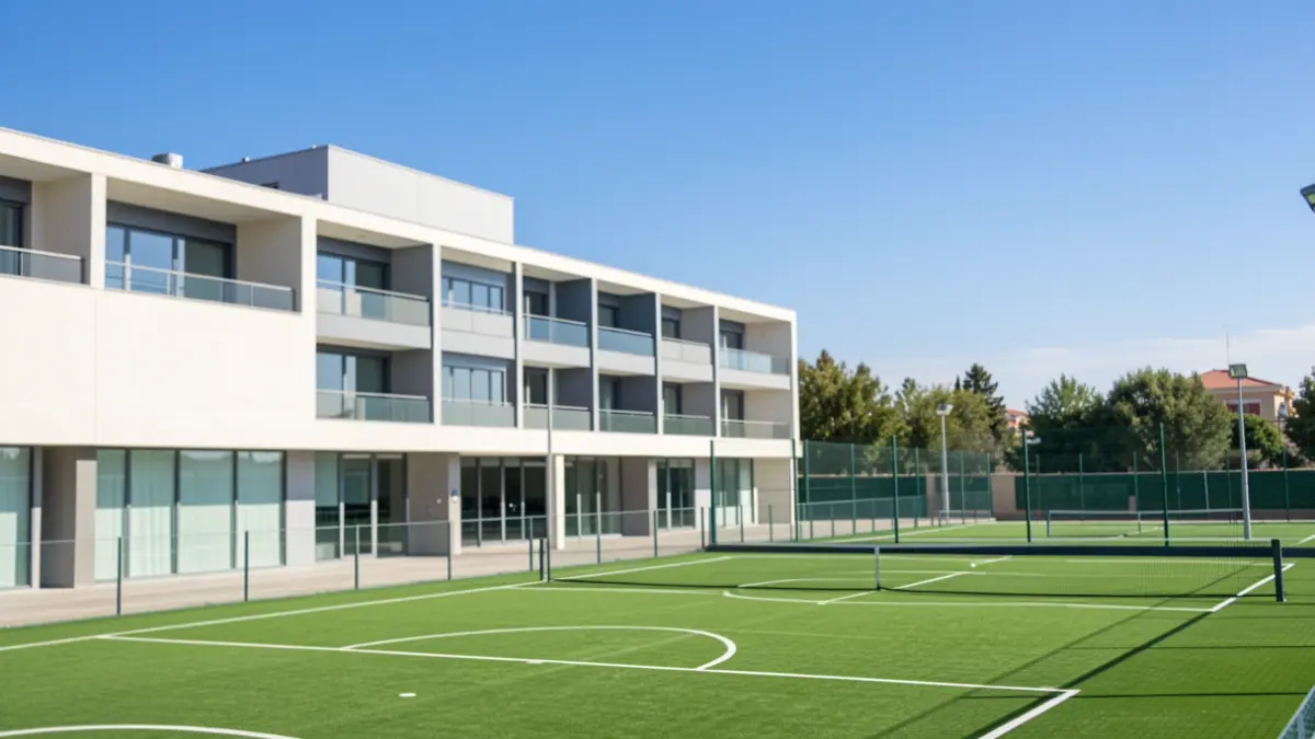 Imagen del nuevo espacio deportivo de Parquelagos en Galapagar.