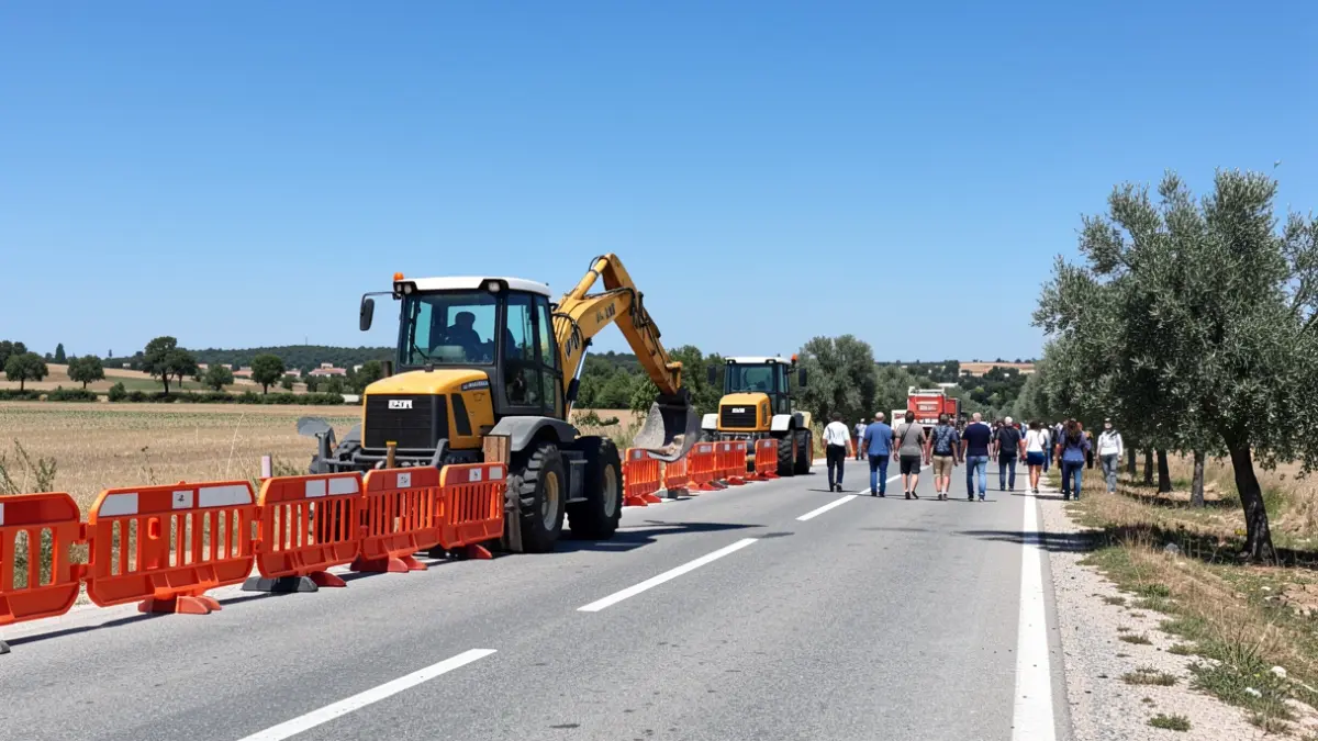 Generic image of road construction works.