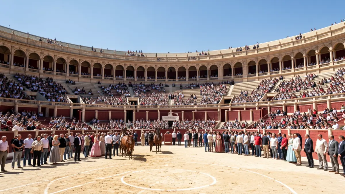 Imagen de la plaza de toros de Las Ventas en Madrid.