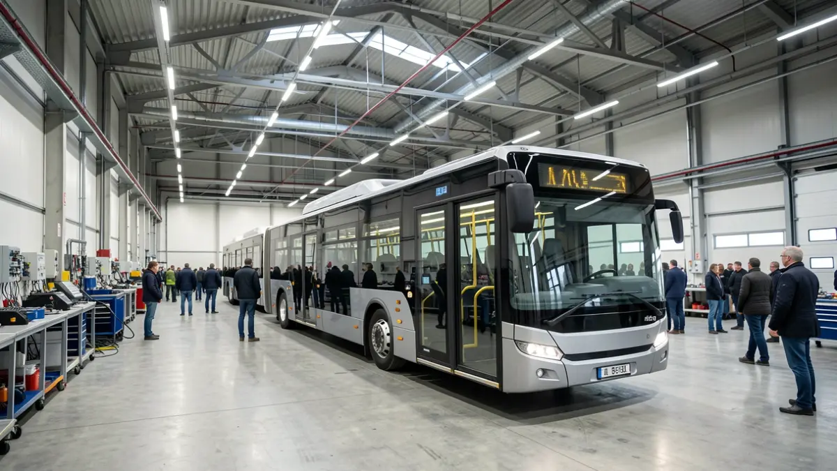 Public transport maintenance facilities in Madrid.