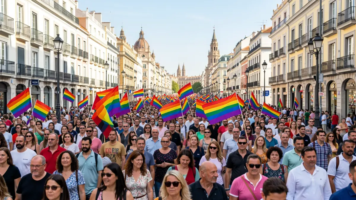 Imagen genérica de la manifestación del Orgullo LGTBI+ en Madrid.