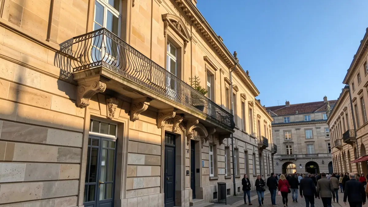 Fachada de un edificio municipal en Madrid que será transformado en una sala de lectura.