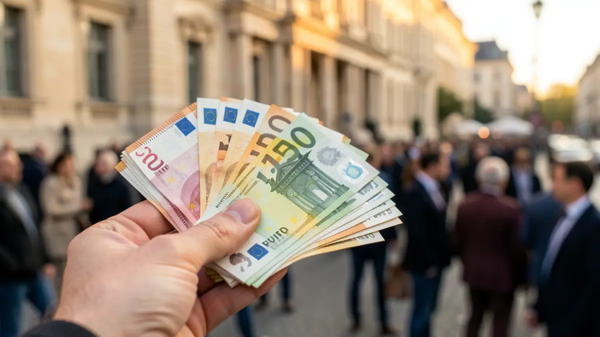 Generic image of money and a government building.