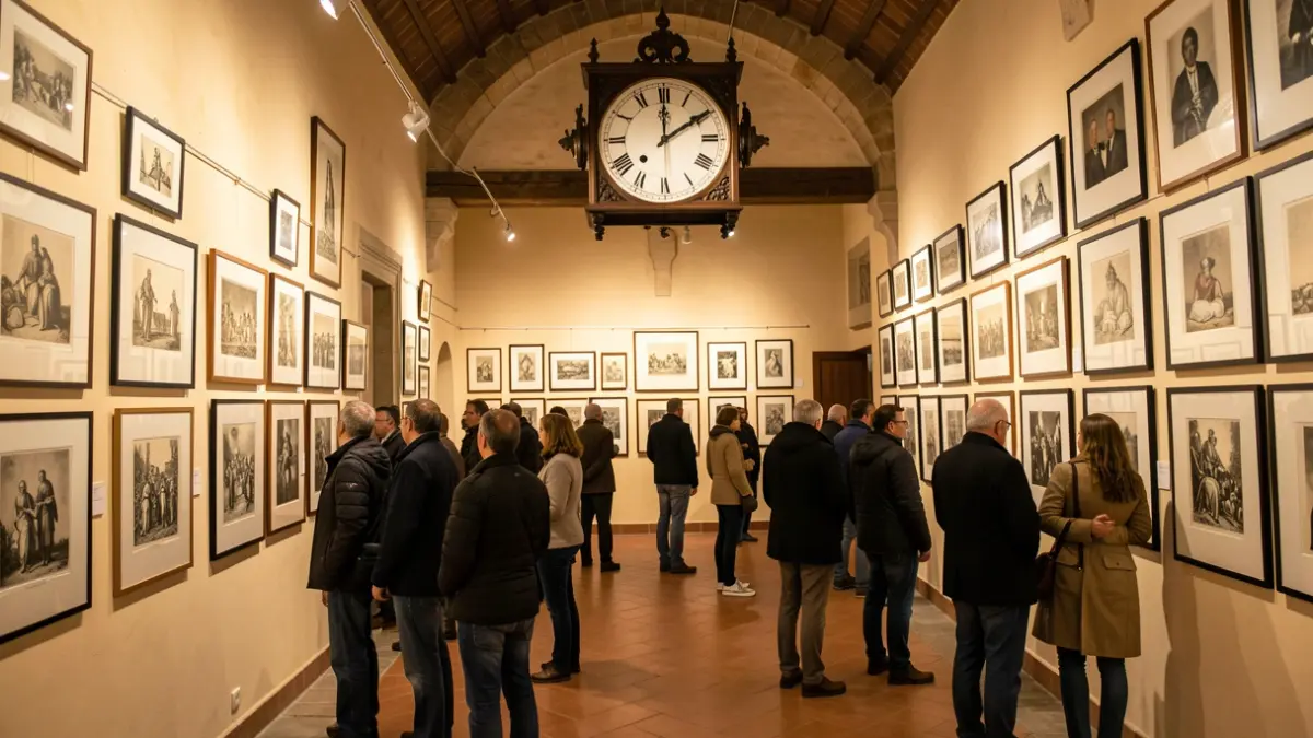Exhibition of prints and etchings in the Sala del Reloj of the Centro Cultural Villa de Móstoles.