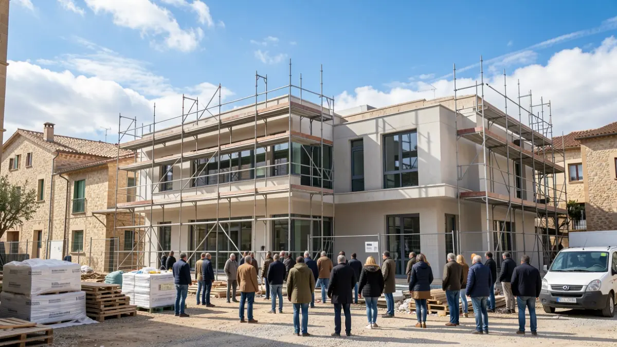 Generic image of a health center under construction.
