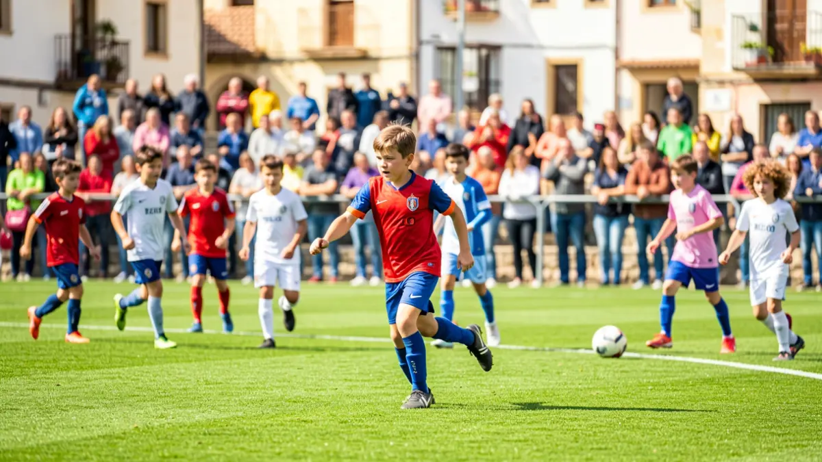 Generic image of a youth football tournament.
