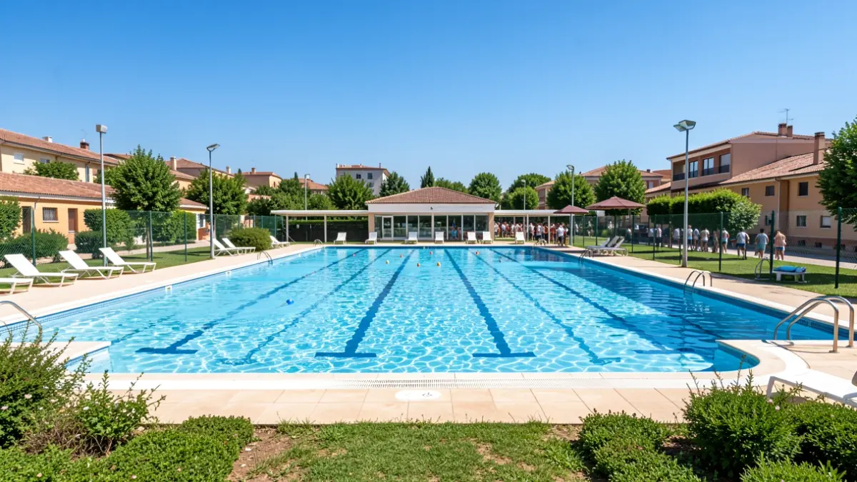Imagen genérica de la piscina municipal de Paracuellos de Jarama en verano.