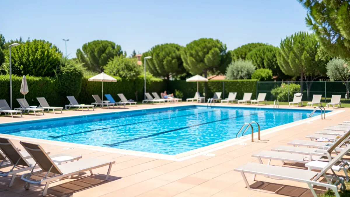 Generic image of the Móstoles municipal swimming pools.