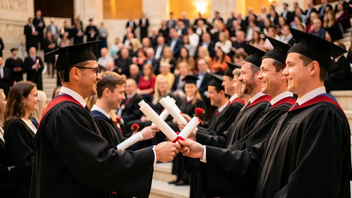 Generic image of a university graduation ceremony.